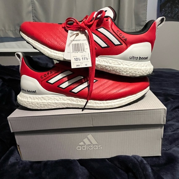 NEW Adidas New York Red Bulls Ultraboost DNA x Copa shoes, size 10.5 - Picture 1 of 8